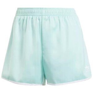 adidas Originals Women's Adicolor 3-Stripes Sprinter Shorts Aqua Size XL